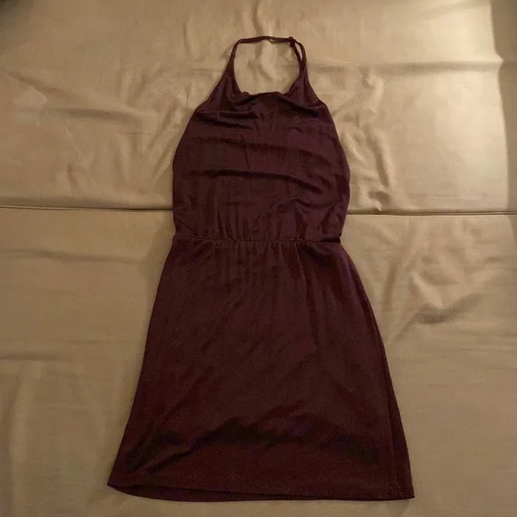 Purple low back Wilfred dress. Size large - Picture 2 of 4